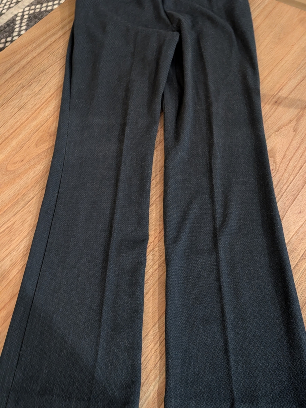 Le Chateau Navy Straight-Leg Trousers - Made In Canada